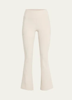 Blanc NoirDirectional Rib Bootcut Leggings