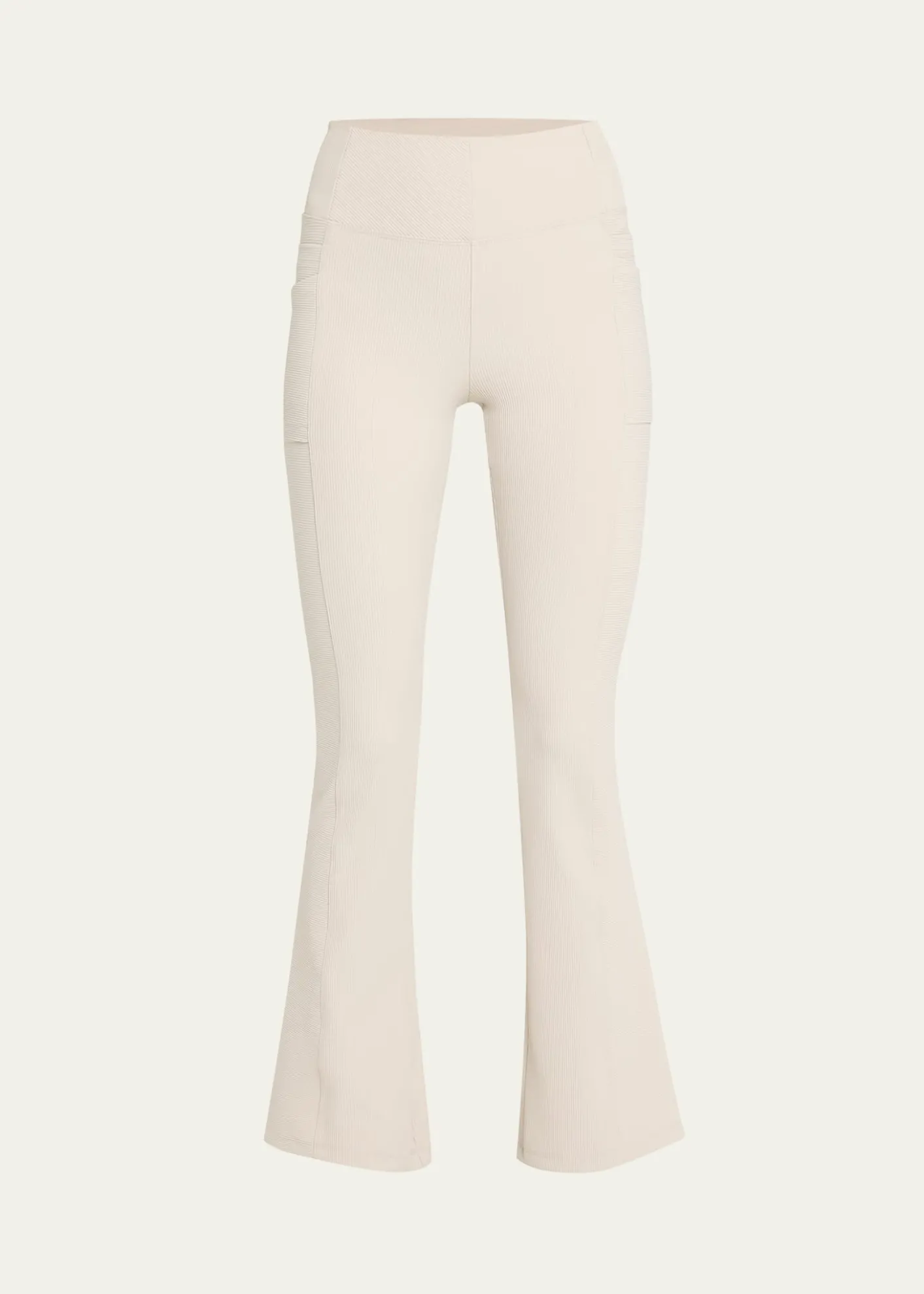 Blanc NoirDirectional Rib Bootcut Leggings
