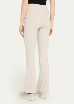 Blanc NoirDirectional Rib Bootcut Leggings