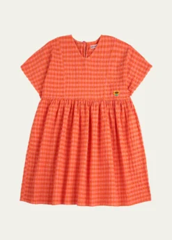 Bobo ChosesGirl's Vichy Striped Woven Dress, Size 2-13