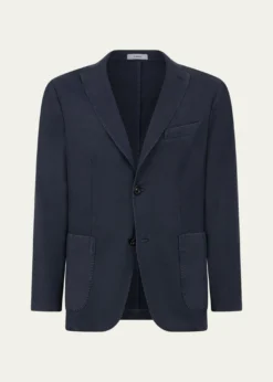 BoglioliMen's Wool European Fit K-Jacket