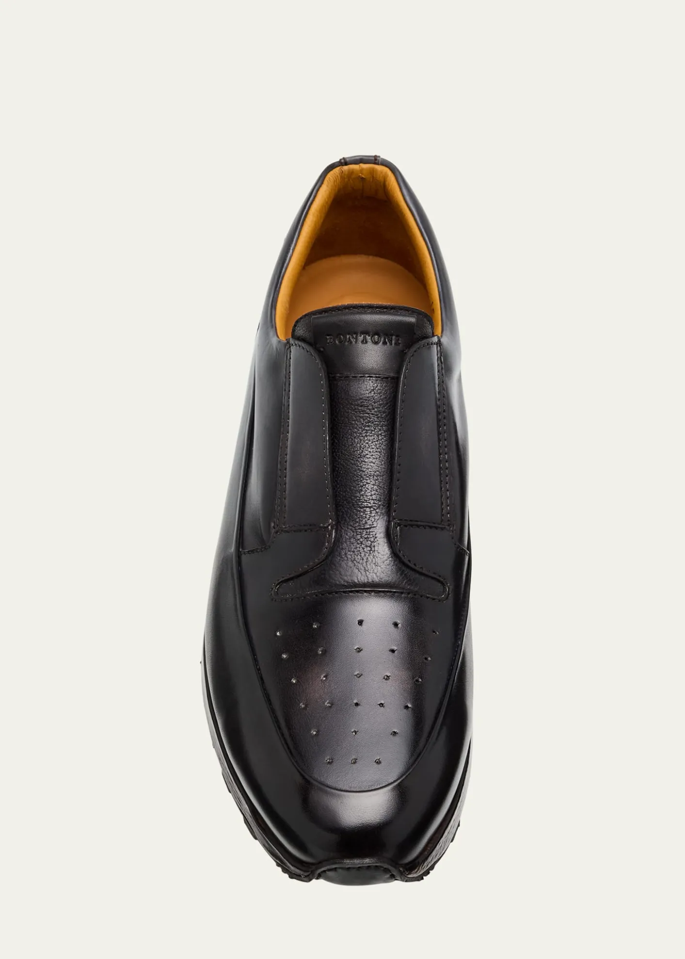 BontoniMen's Amabile Soft Leather Slip-On Sneakers