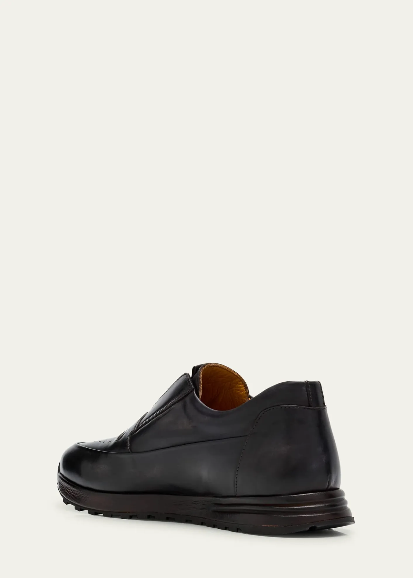 BontoniMen's Amabile Soft Leather Slip-On Sneakers