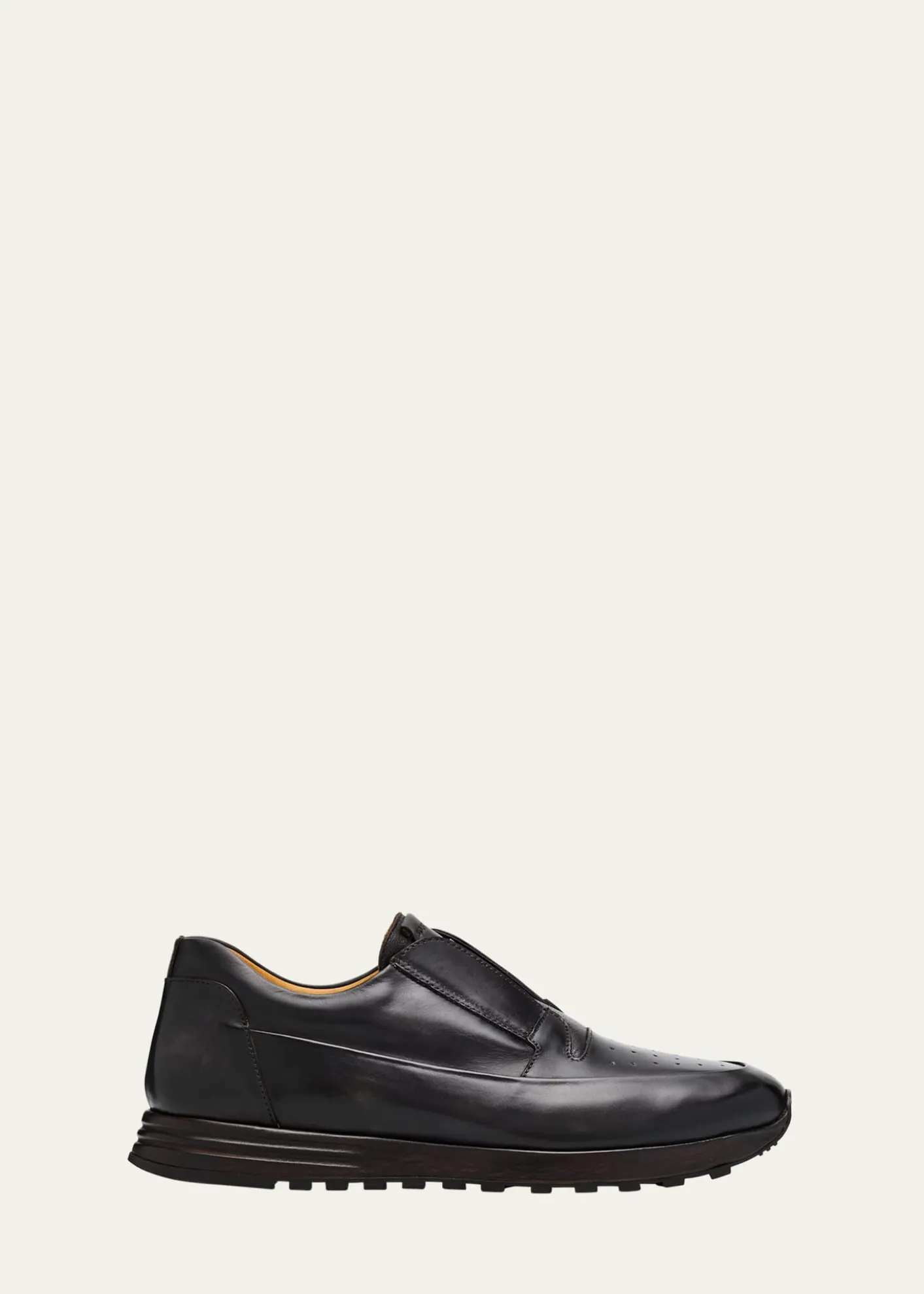BontoniMen's Amabile Soft Leather Slip-On Sneakers