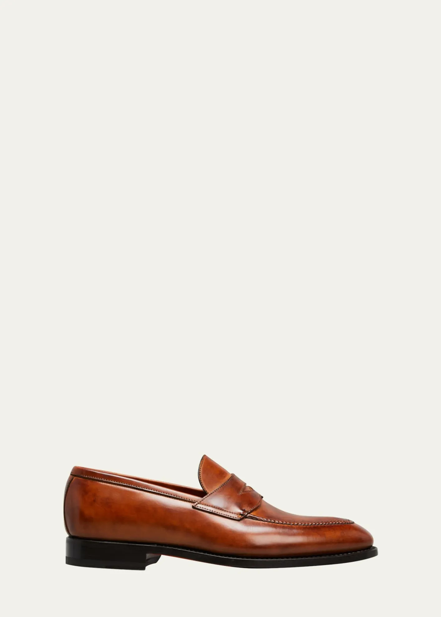 BontoniMen's Principe Leather Penny Loafers