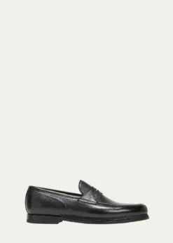BontoniMen's Savarese II Deerskin Penny Loafers