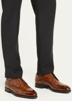 BontoniMen's Umberto Cap-Toe Derby Shoes