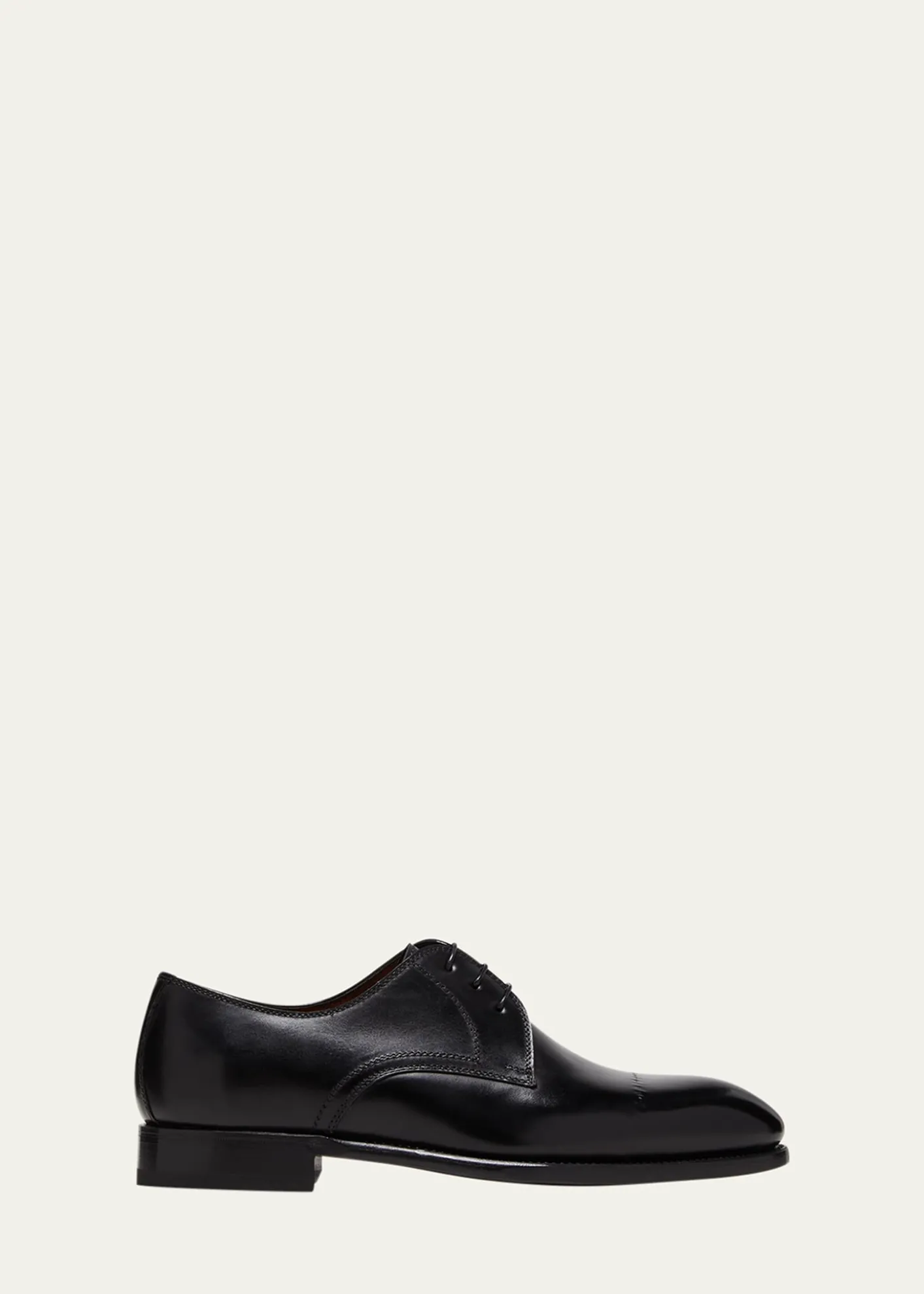 BontoniMen's Umberto Cap Toe Leather Derby Shoes