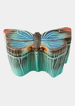 Bordallo Pinheiro"Cloudy Butterflies" Box by Claudia Schiffer