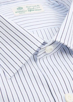 BorrelliMen's Cotton Multi-Stripe Point Collar Dress Shirt