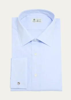 BorrelliMen's Cotton French-Cuff Dress Shirt