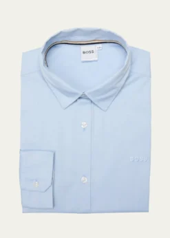 BOSSBoy's Long-Sleeve Cotton Oxford Shirt, Size 4-16