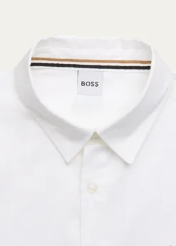 BOSSBoy's Long-Sleeve Cotton Oxford Shirt, Size 4-16
