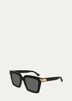 Bottega VenetaChunky Square Acetate Sunglasses