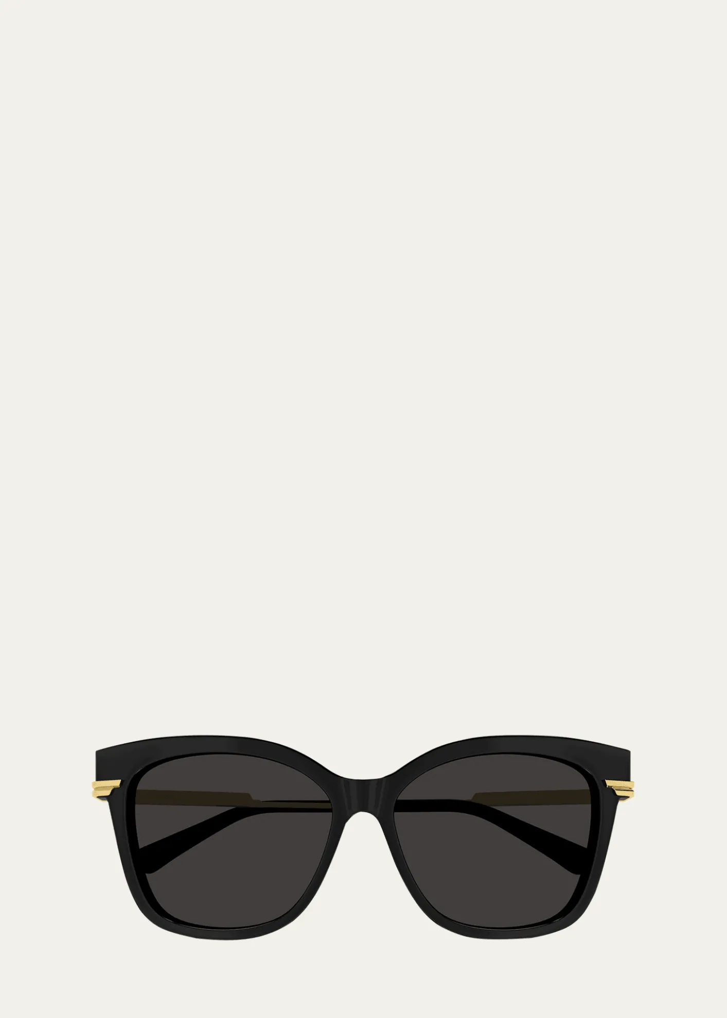 Bottega VenetaEngraved Logo Acetate & Metal Cat-Eye Sunglasses