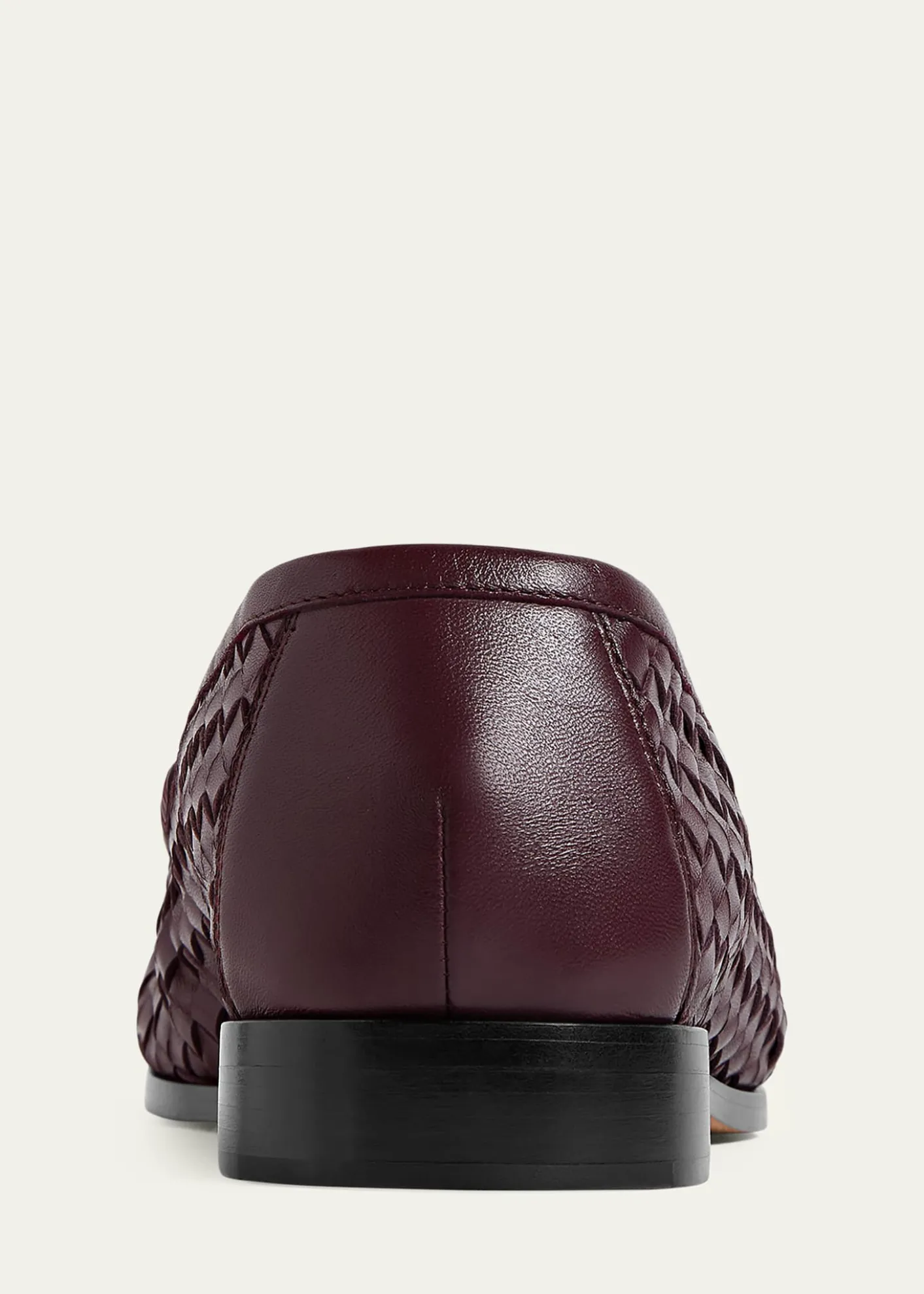 Bottega VenetaMen's Silenzio Intrecciato Napa Leather Loafers