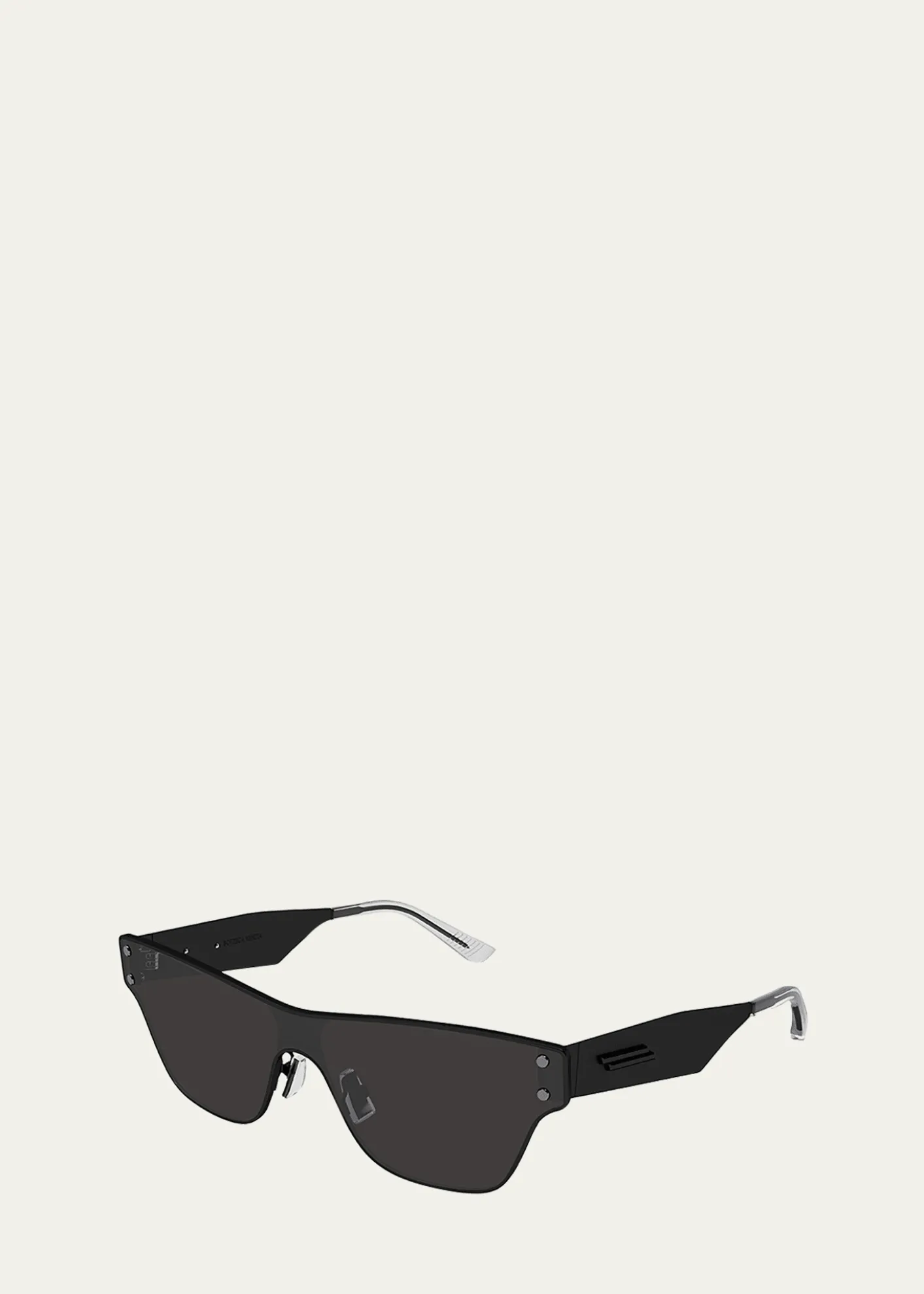 Bottega VenetaRectangle Monochromatic Metal Sunglasses