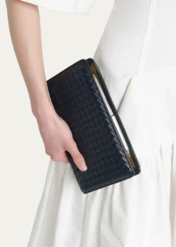 Bottega VenetaAgenda Leather Clutch Bag