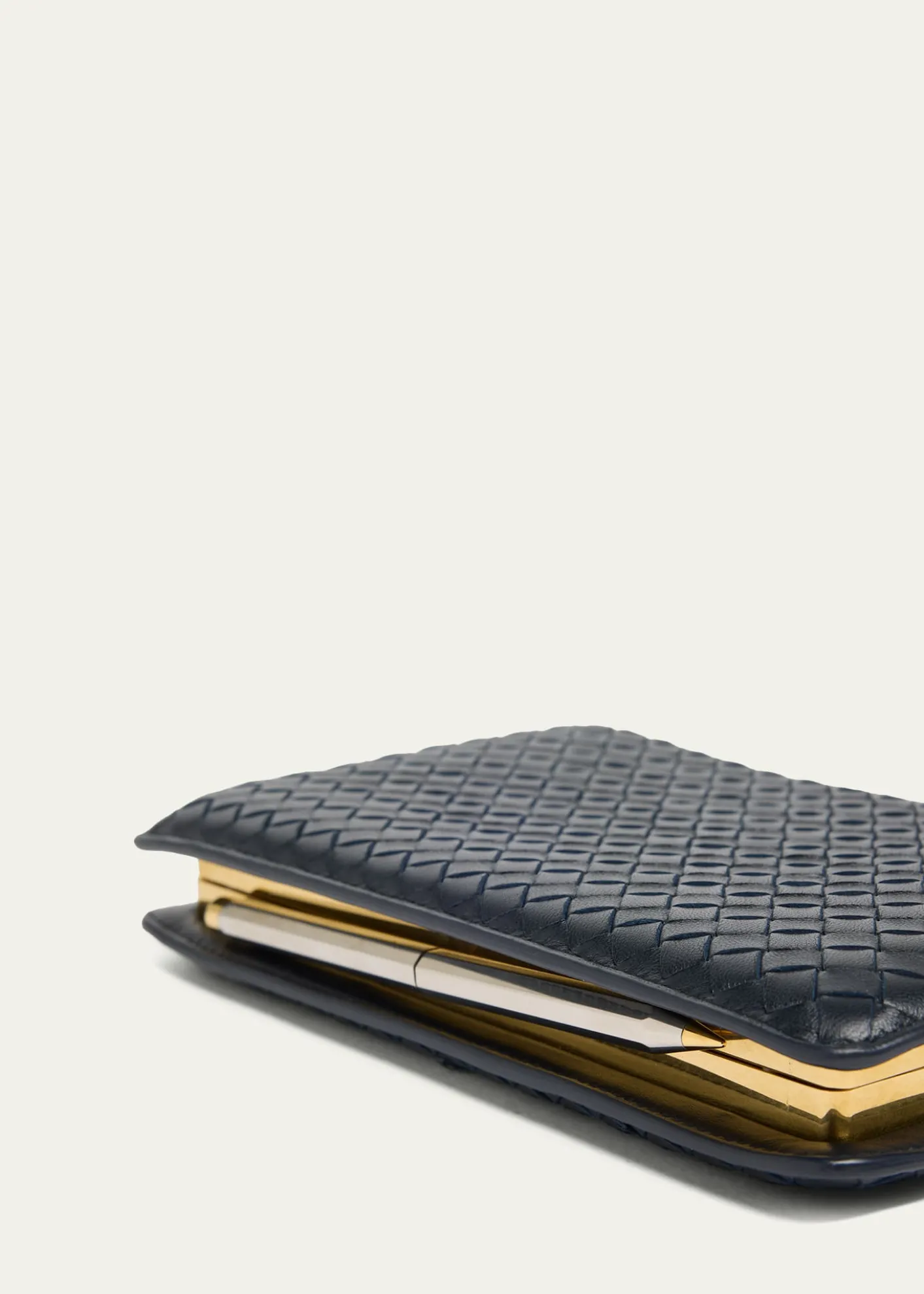 Bottega VenetaAgenda Leather Clutch Bag