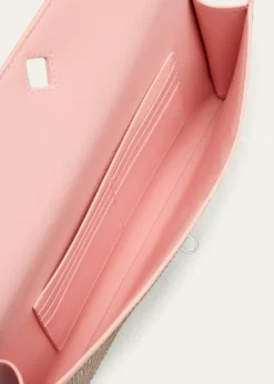 Bottega VenetaAndiamo Crystal Leather Clutch Bag