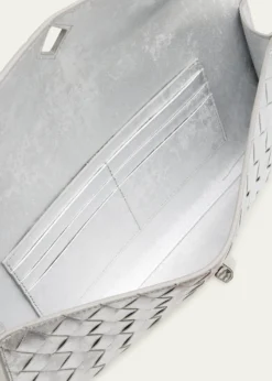 Bottega VenetaAndiamo Laminated Leather Clutch Bag