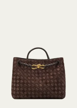 Bottega VenetaAndiamo Medium Top-Handle Bag in Suede