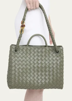 Bottega VenetaAndiamo Medium Nappa Leather Top-Handle Bag