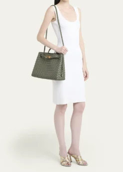 Bottega VenetaAndiamo Medium Nappa Leather Top-Handle Bag