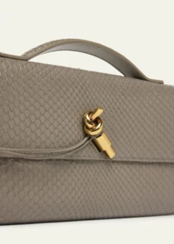 Bottega VenetaAndiamo Python Long Clutch Bag