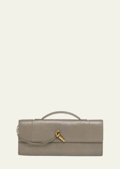 Bottega VenetaAndiamo Python Long Clutch Bag