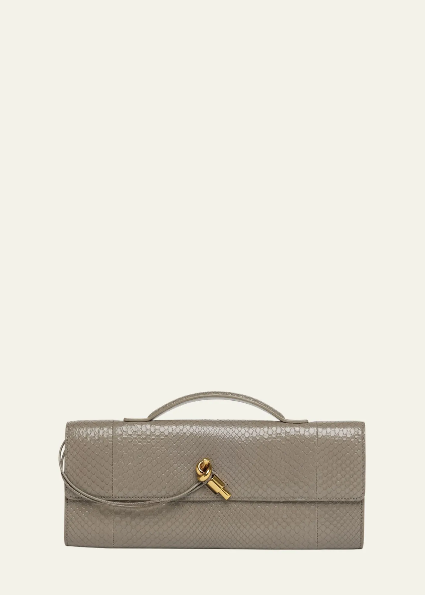 Bottega VenetaAndiamo Python Long Clutch Bag