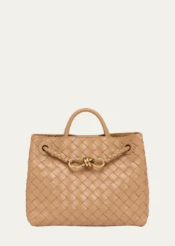 Bottega VenetaAndiamo Small Leather Top-Handle Bag