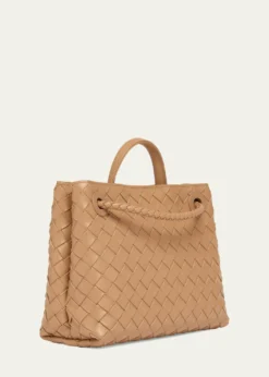 Bottega VenetaAndiamo Small Leather Top-Handle Bag