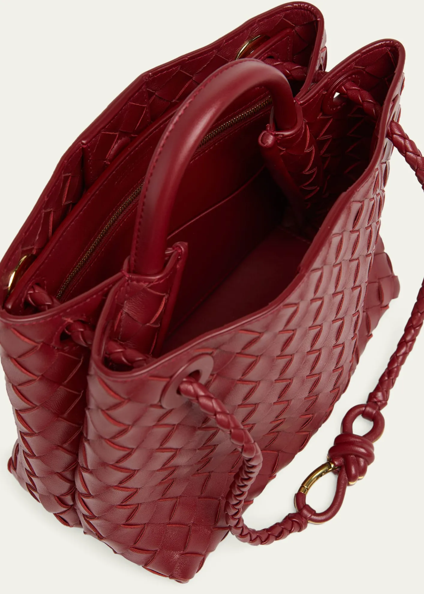 Bottega VenetaAndiamo Small Leather Tote Bag