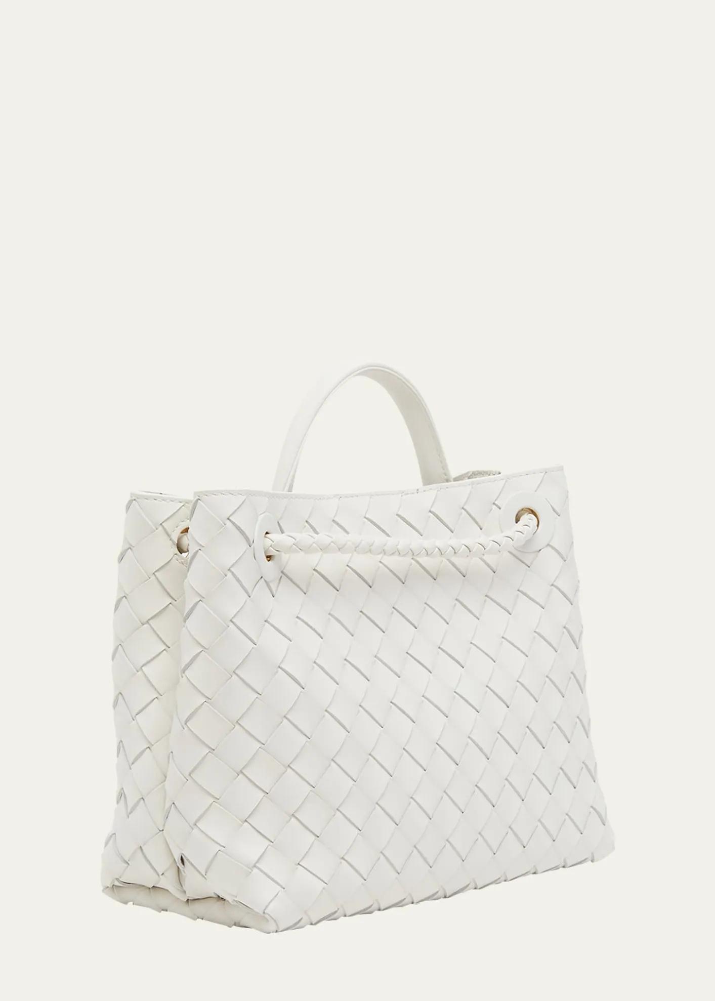 Bottega VenetaAndiamo Small Leather Top-Handle Bag