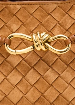 Bottega VenetaAndiamo Suede Top-Handle Bag