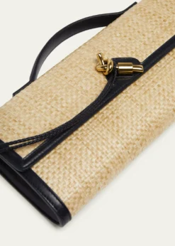 Bottega VenetaAndiamo Woven Raffia Clutch Bag