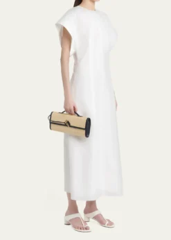 Bottega VenetaAndiamo Woven Raffia Clutch Bag