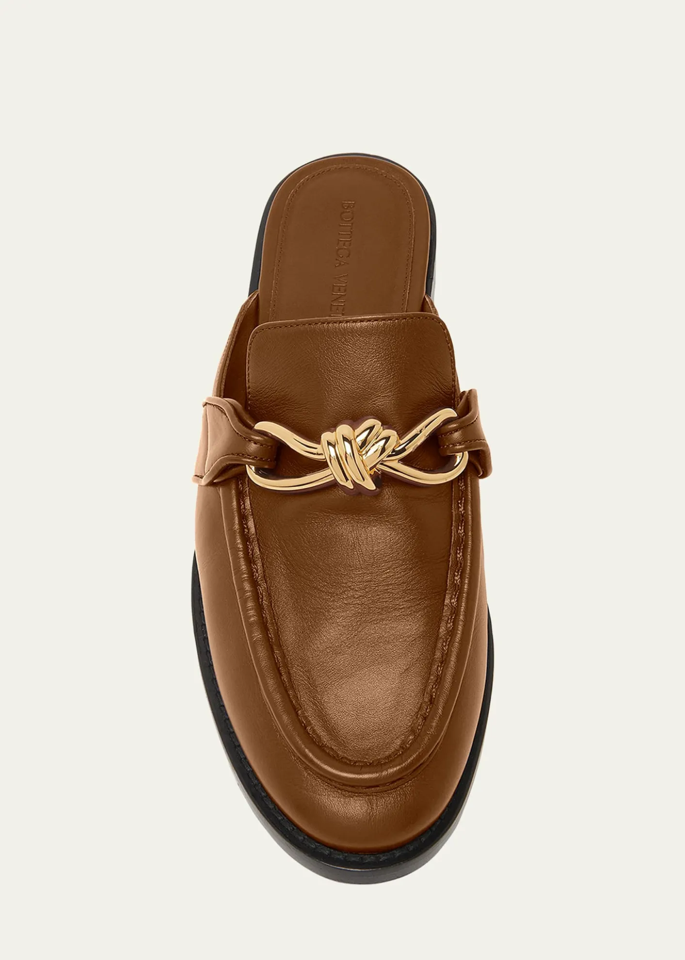 Bottega VenetaAstaire Knot Leather Loafer Mules