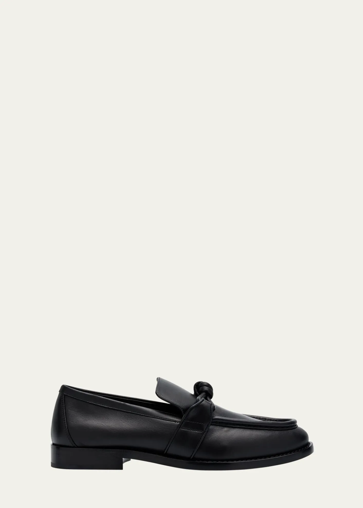 Bottega VenetaAstaire Metal Knot Leather Loafers