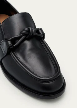 Bottega VenetaAstaire Metal Knot Leather Loafers