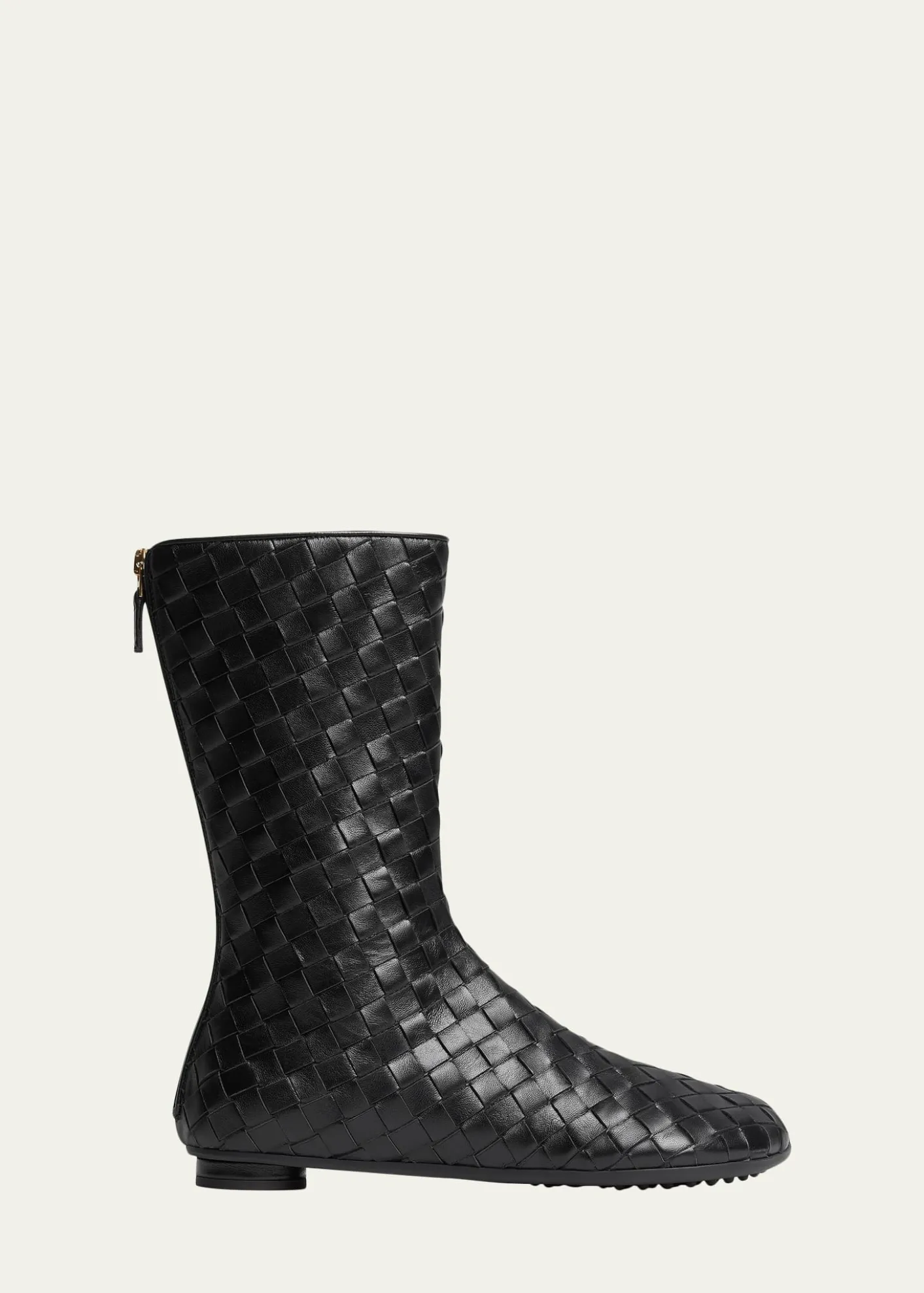 Bottega VenetaAtomic Intrecciato Leather Boots