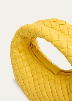 Bottega VenetaBaby Veneta Leather Top-Handle Bag