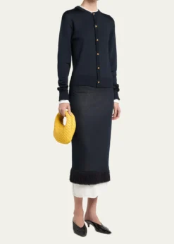 Bottega VenetaBaby Veneta Leather Top-Handle Bag