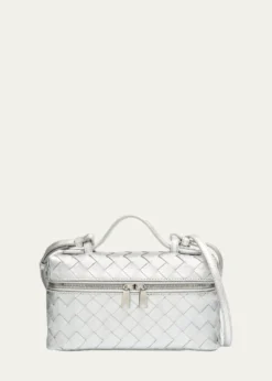 Bottega VenetaBang Bang Laminated Leather Vanity Crossbody Bag