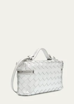 Bottega VenetaBang Bang Laminated Leather Vanity Crossbody Bag