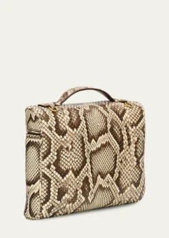 Bottega VenetaBang Bang Python Top-Handle Bag