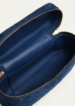 Bottega VenetaBang Bang Vanity Intrecciato Suede Top-Handle Bag