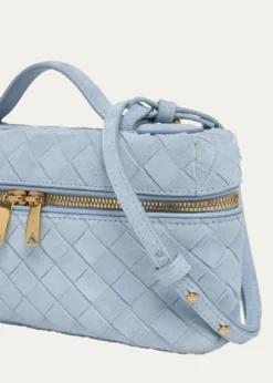 Bottega VenetaBang Bang Vanity Intrecciato Suede Crossbody Bag