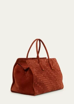 Bottega VenetaBarbara Medium Suede Tote Bag